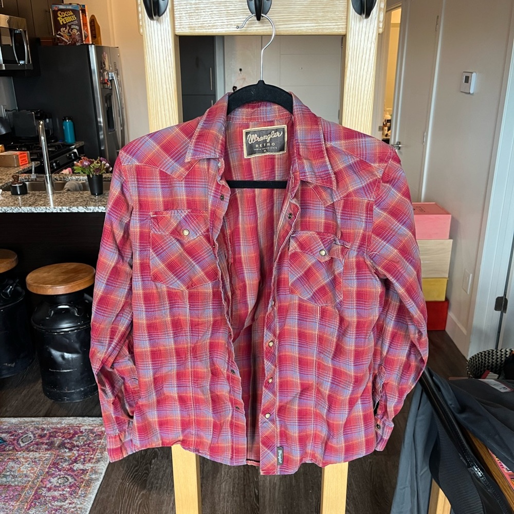 Retro wrangler flannel